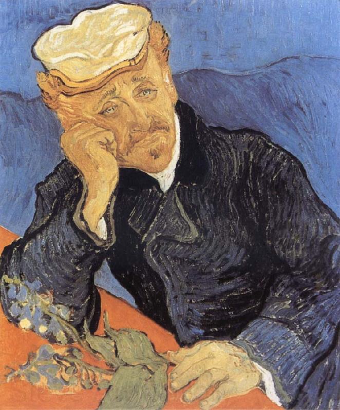 Vincent Van Gogh Portrait of Dector Gacher Germany oil painting art
